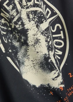 Printed cotton sweatshirt