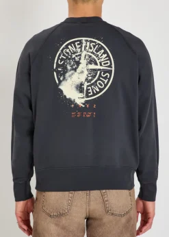 Printed cotton sweatshirt