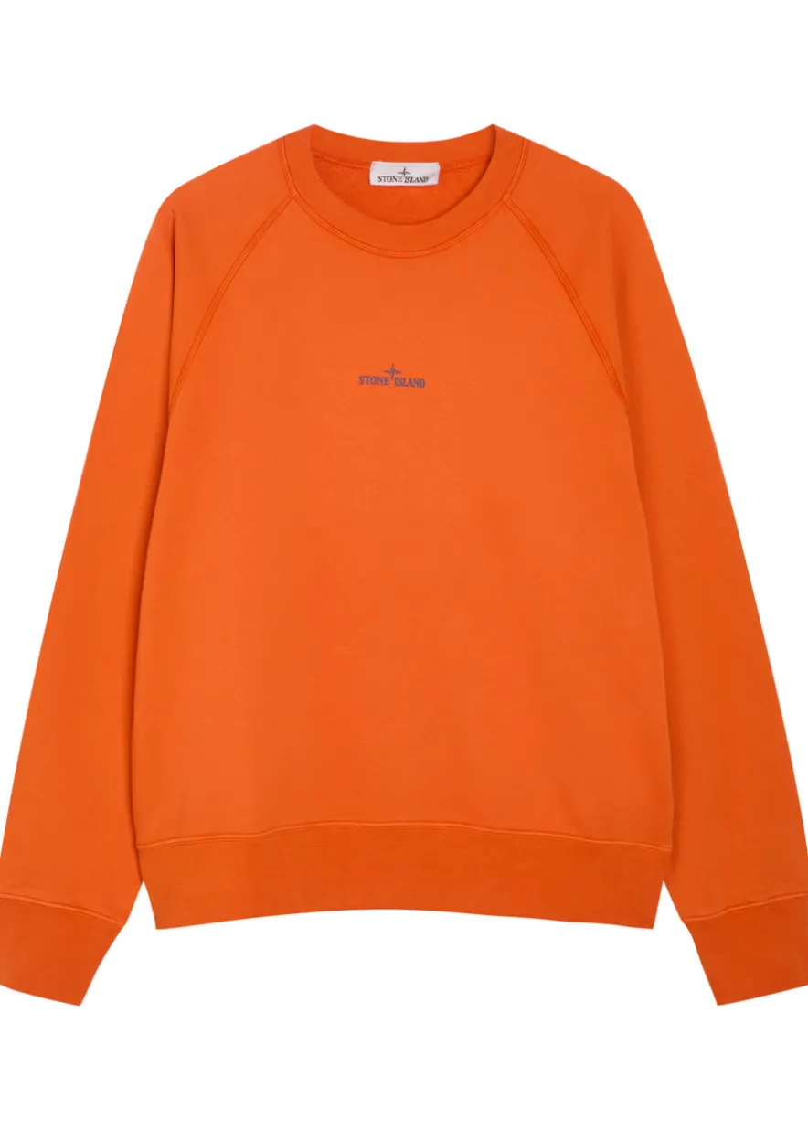 Printed cotton sweatshirt