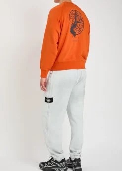 Printed cotton sweatshirt