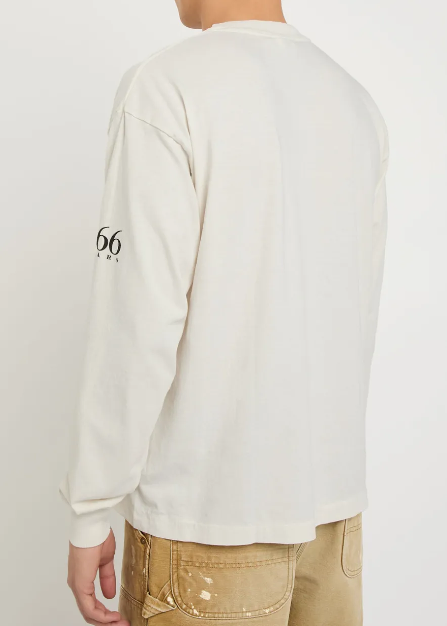 666 printed cotton top