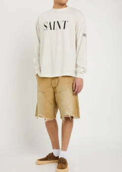 666 printed cotton top