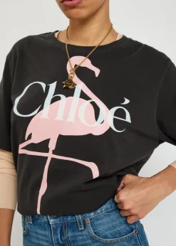Printed cotton T-shirt