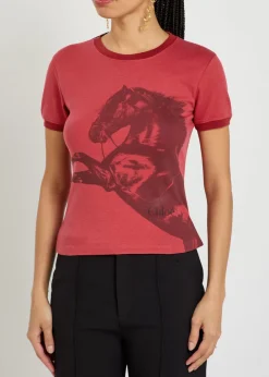 Printed cotton T-shirt