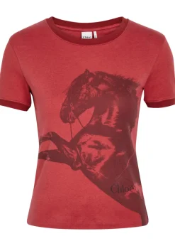 Printed cotton T-shirt