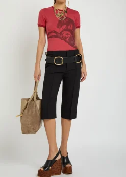 Printed cotton T-shirt