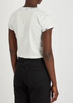 Printed cotton T-shirt