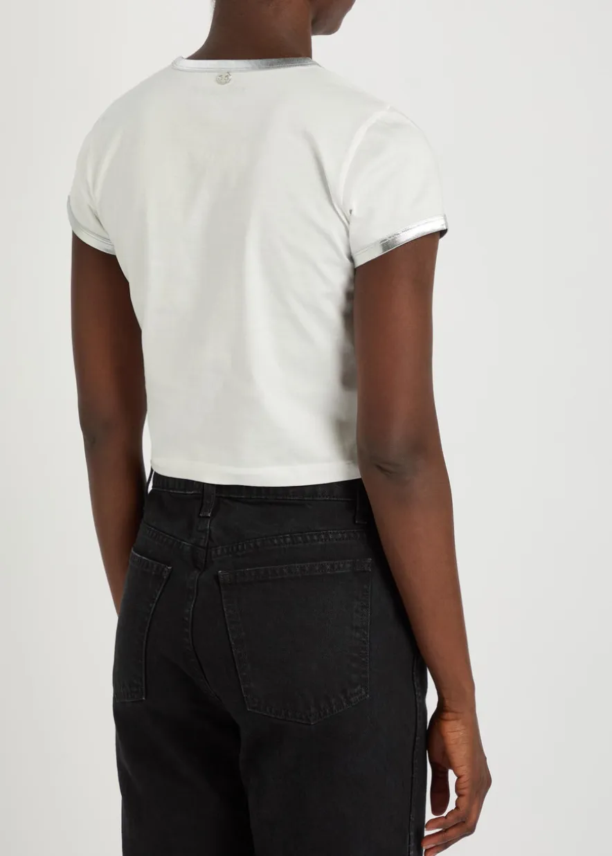 Printed cotton T-shirt