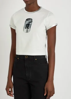 Printed cotton T-shirt