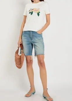 Printed cotton T-shirt