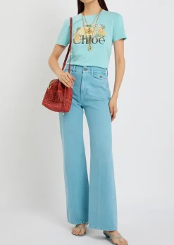 Printed cotton T-shirt