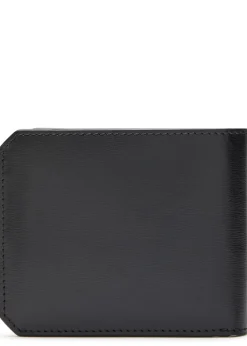 Printed leather wallet