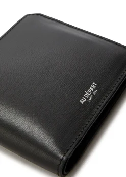 Printed leather wallet
