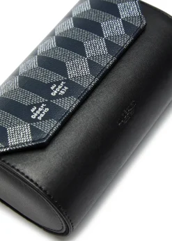 Printed leather watch case
