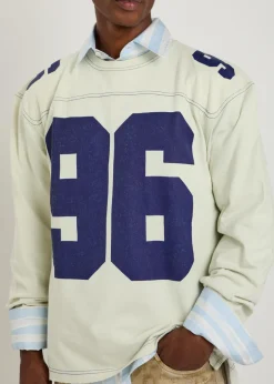 Printed long-sleeve cotton T-shirt