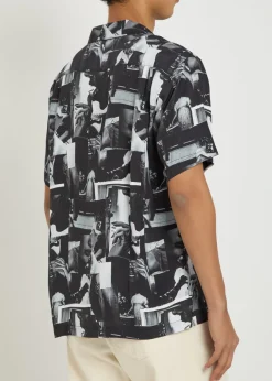 Printed rayon shirt