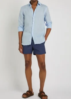 Printed shell swim shorts
