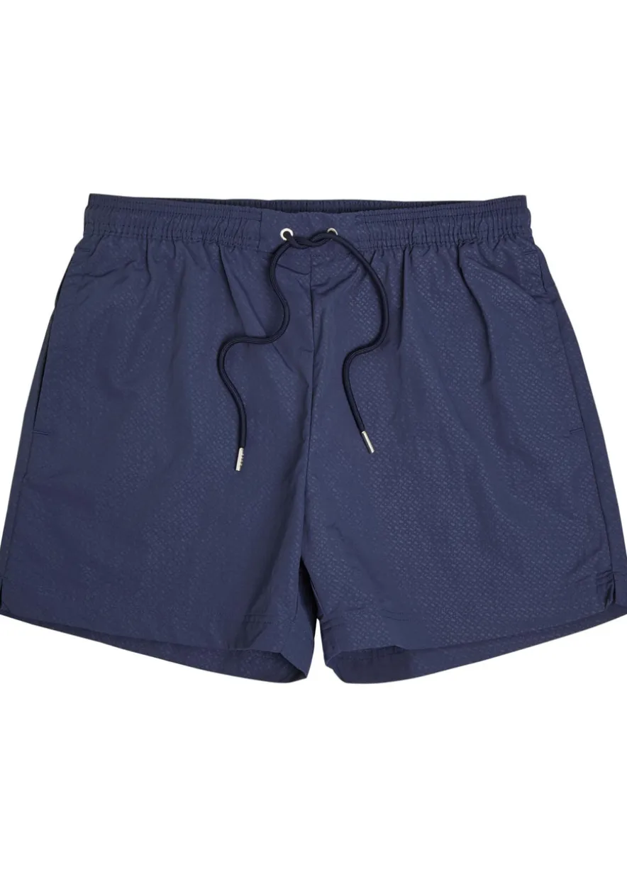 Printed shell swim shorts