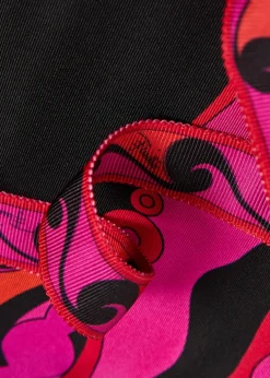 Printed silk headscarf