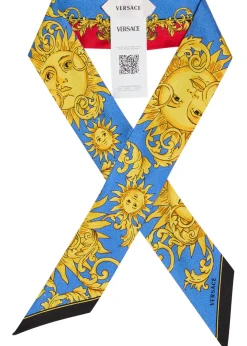 Printed silk-twill bandeaux