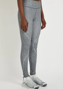 Printed stretch-jersey leggings