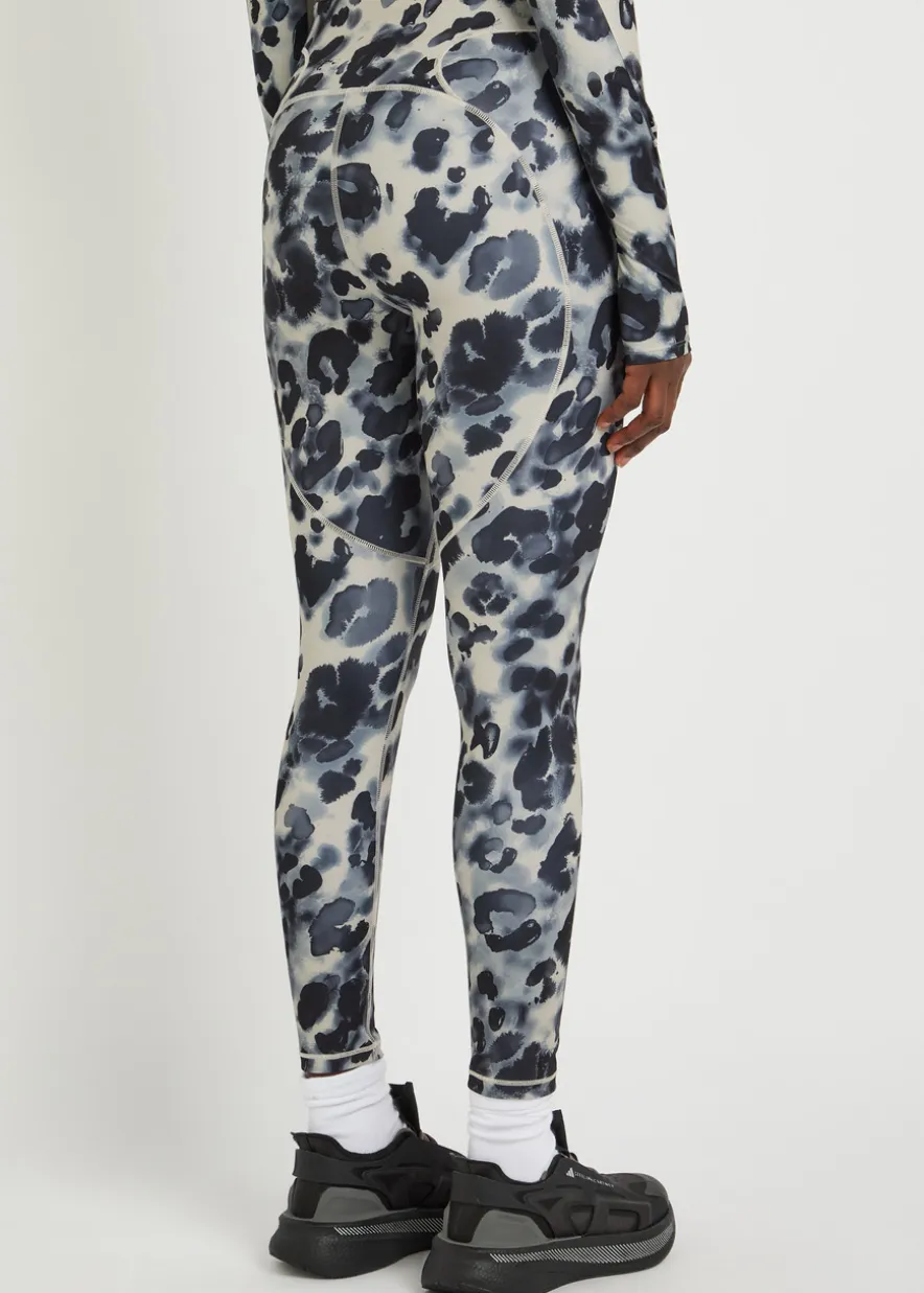 7/8 printed stretch-jersey leggings