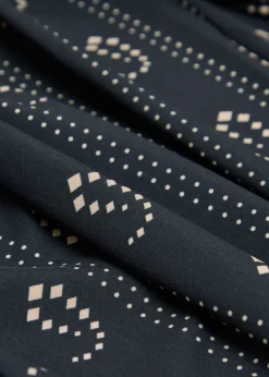 Printed stretch-polyamide top