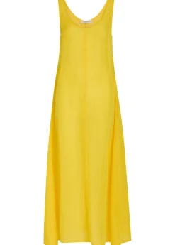 Priscilla sheer woven midi dress
