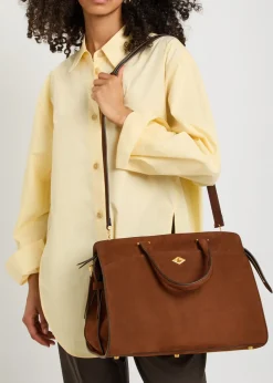 Private Eye nubuck tote bag