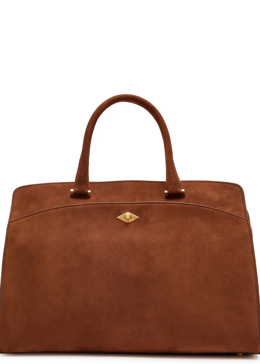 Private Eye nubuck tote bag