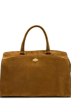 Private Eye suede tote bag