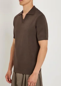 Privida knit polo shirt