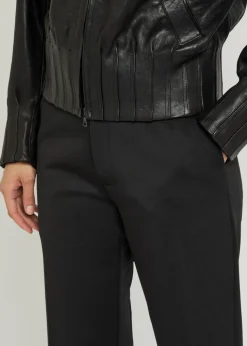Puddle flared-leg trousers