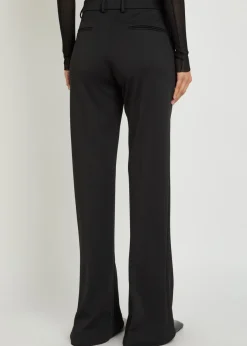 Puddle flared-leg trousers