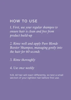 Pure Blonde/Silver Brightening Daily Shampoo 250ml