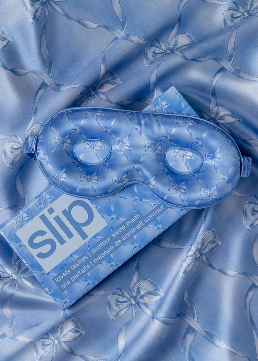 Pure Silk Contour Sleep Mask - Bluebelle