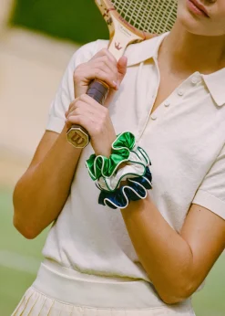 Pure Silk Large Scrunchies - Game Day