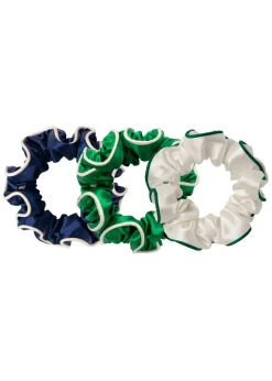 Pure Silk Large Scrunchies - Game Day