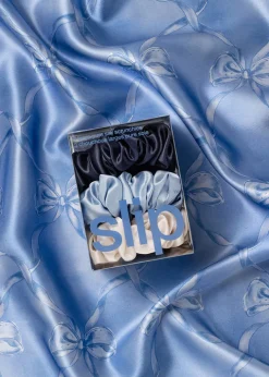 Pure Silk Large Scrunchies - Skye