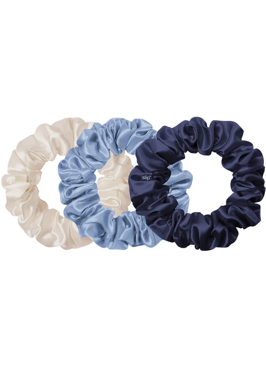 Pure Silk Large Scrunchies - Skye