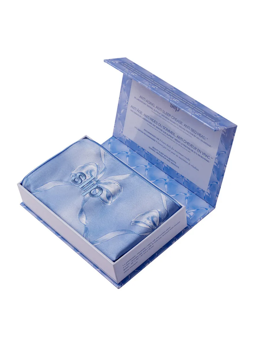 Pure Silk Queen Pillowcase - Bluebelle