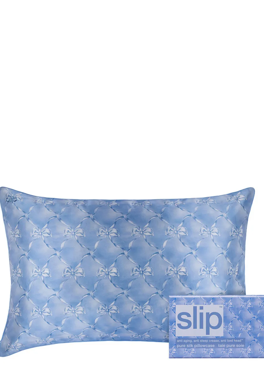 Pure Silk Queen Pillowcase - Bluebelle
