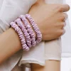 Pure Silk Skinny Scrunchies - Wildflower