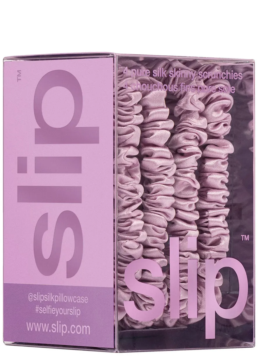 Pure Silk Skinny Scrunchies - Wildflower