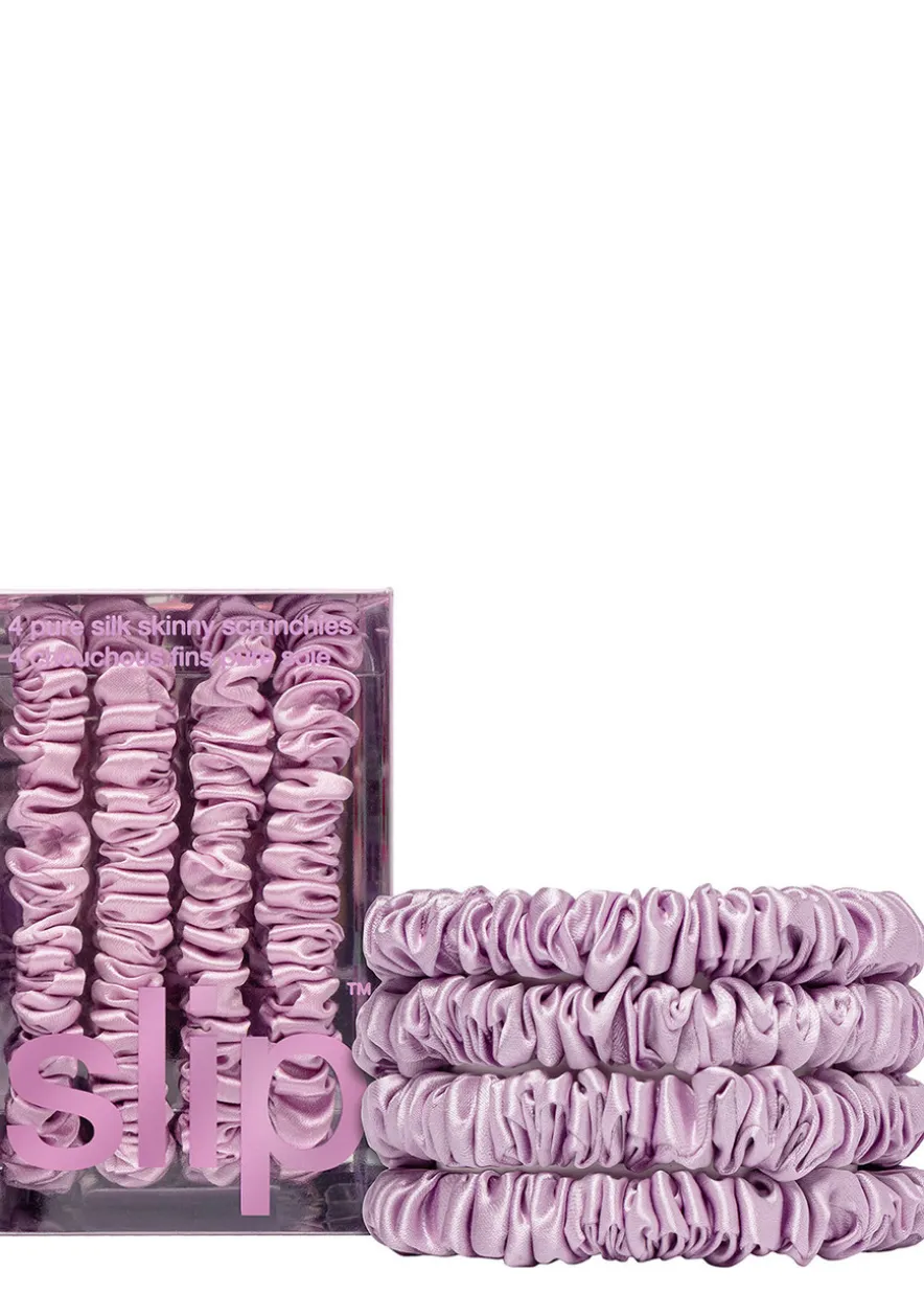Pure Silk Skinny Scrunchies - Wildflower
