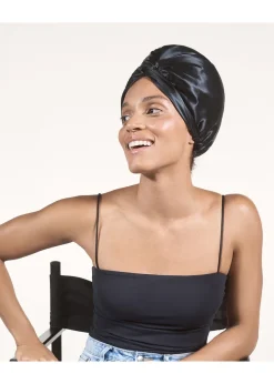 Pure Silk Turban - Black