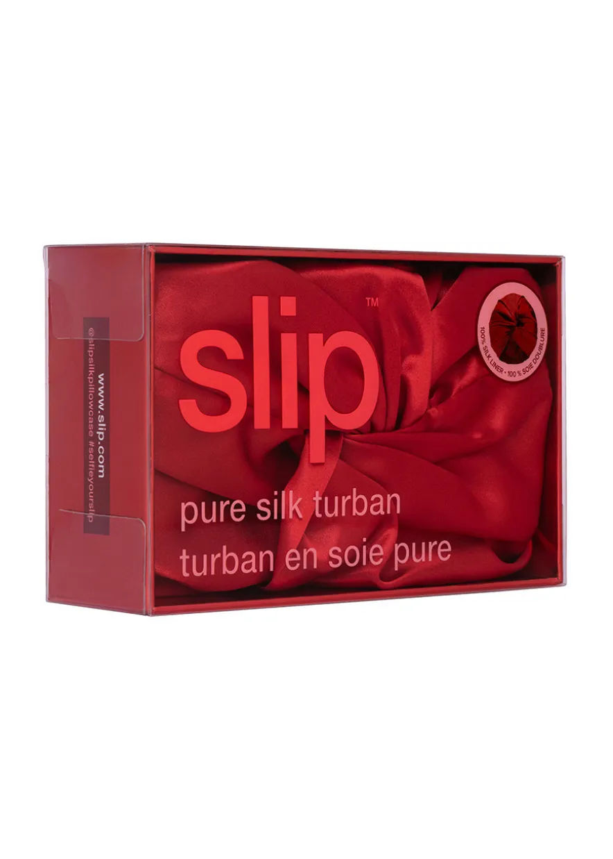 Pure Silk Turban - Scarlet