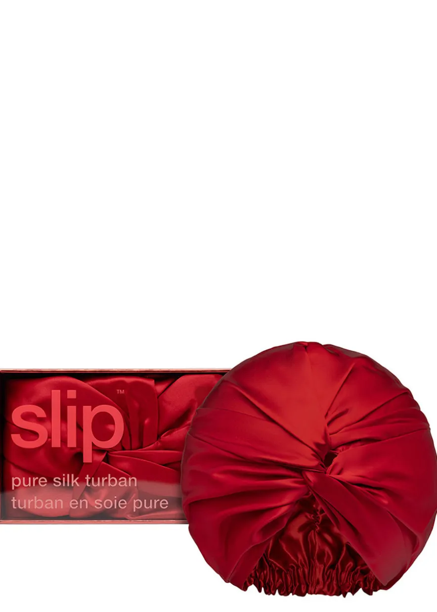 Pure Silk Turban - Scarlet