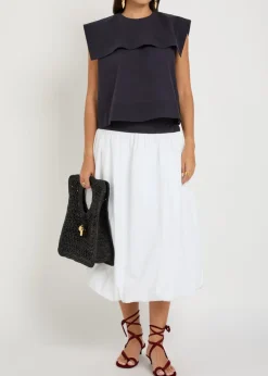 Puritan textured cotton top