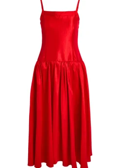Quartet taffeta midi dress